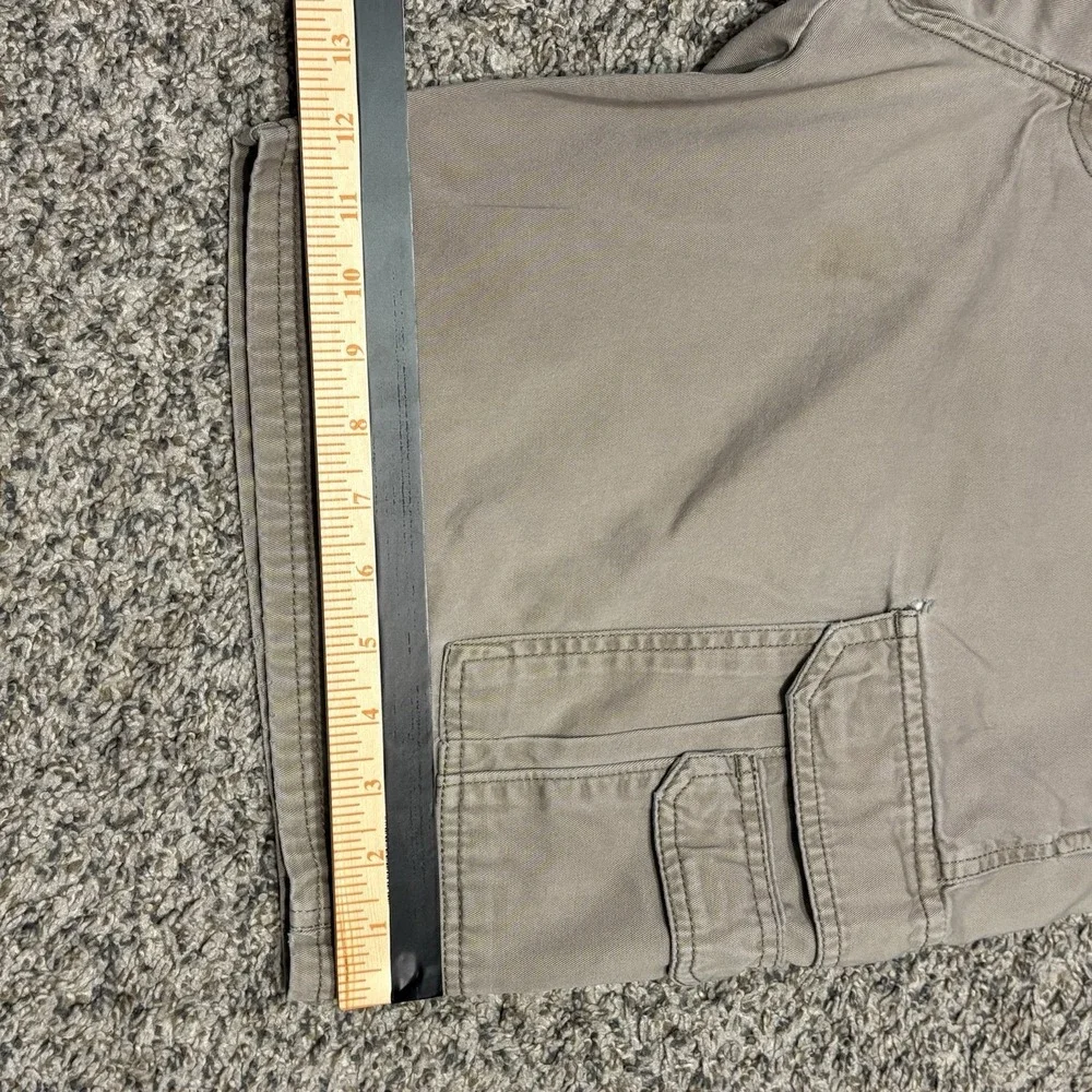 Wrangler Originals Cargo Shorts Men Khaki‎ Beige Utility Cotton Size 34